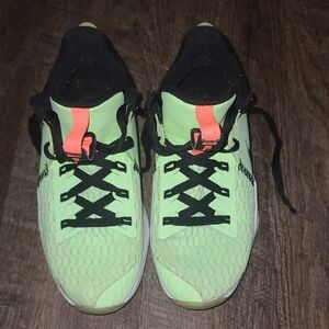 Nike Black and Neon Green Sneakers